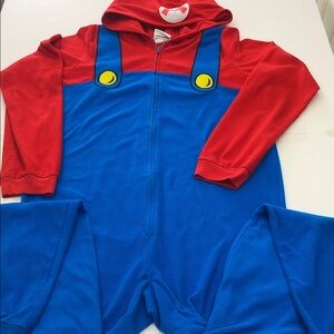🍄Nintendo Super Mario Bros Kids Costume Onesie/Pyjama | XL (14–16)